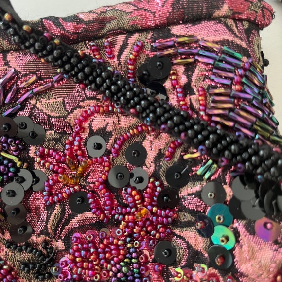 HAND BEADED EVENING BAG - Picture 3 of 4